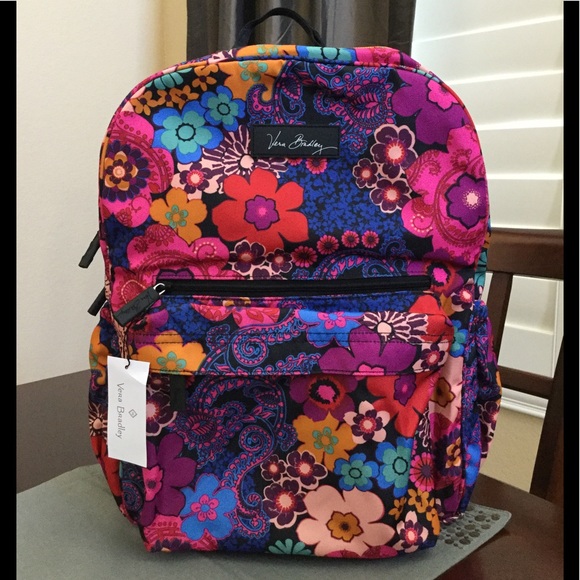 floral fiesta vera bradley backpack